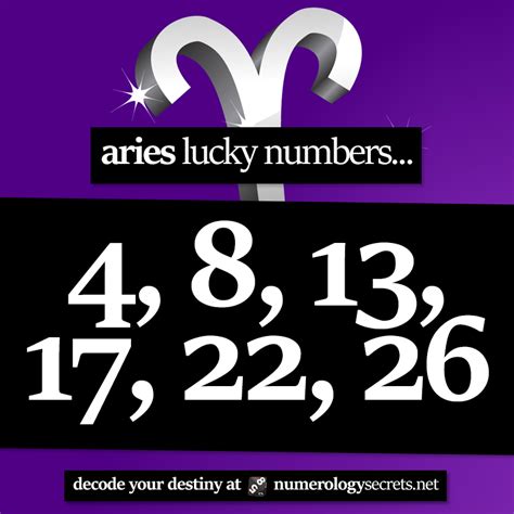 aries lucky numbers today and tomorrow